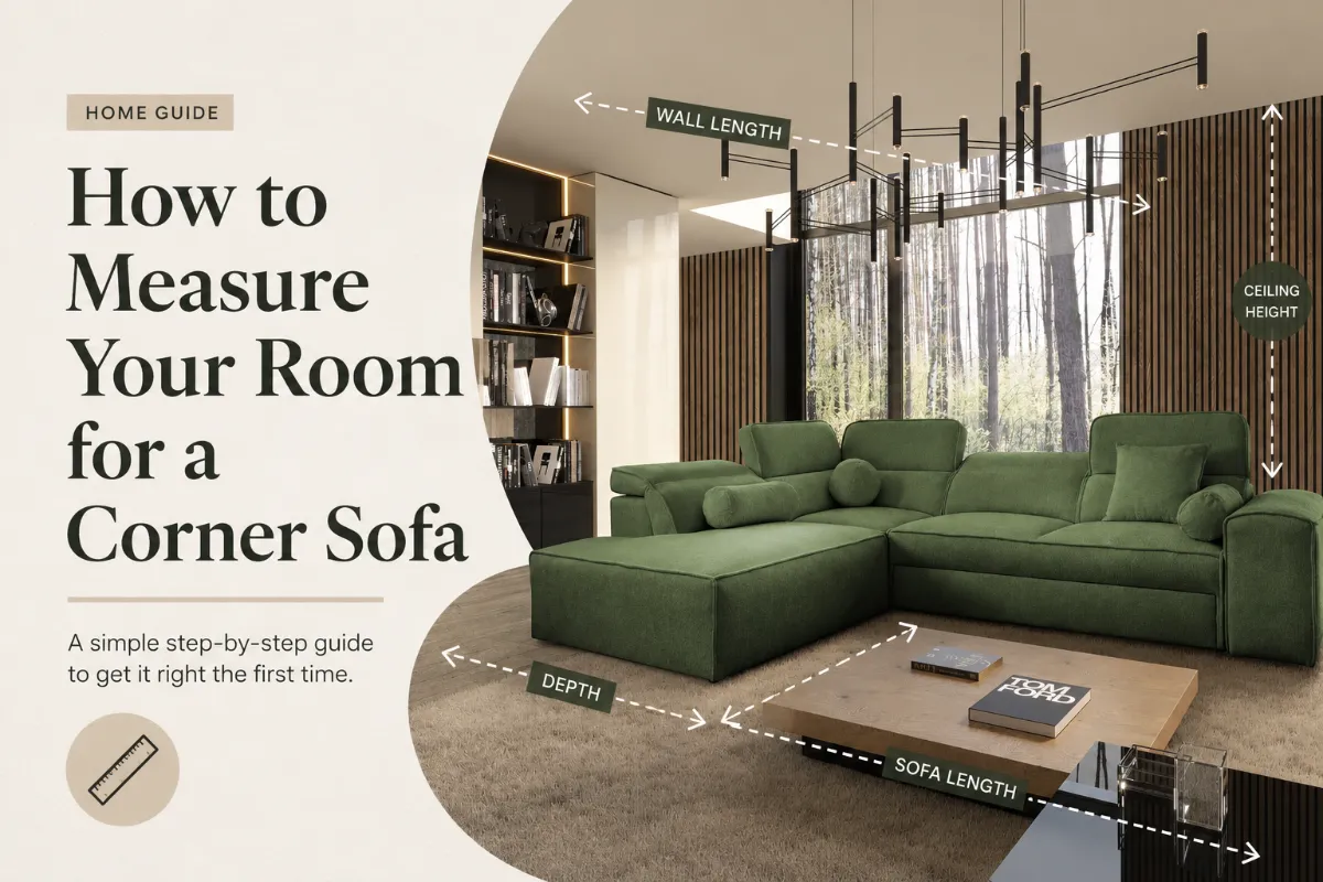 How to Measure Your Room for a Corner Sofa