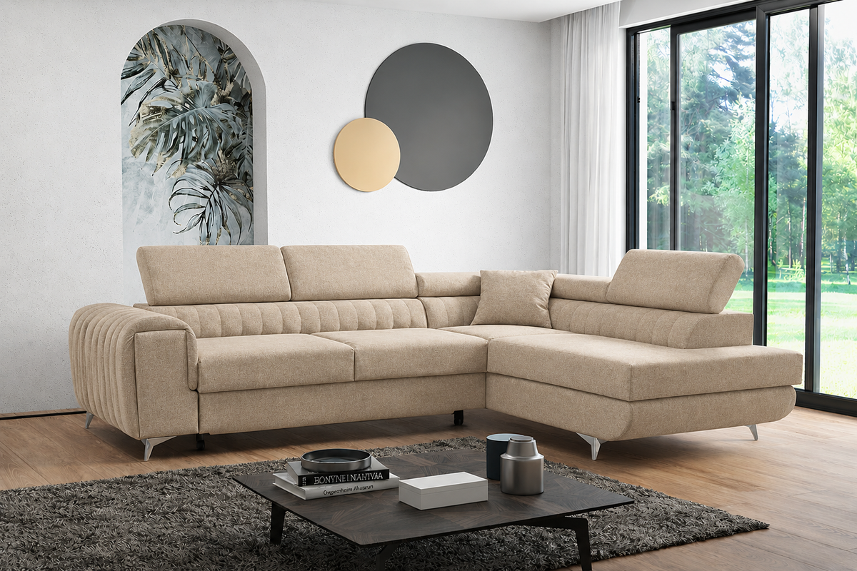 amelia corner sofa bed primo 05, shown in Primo 05