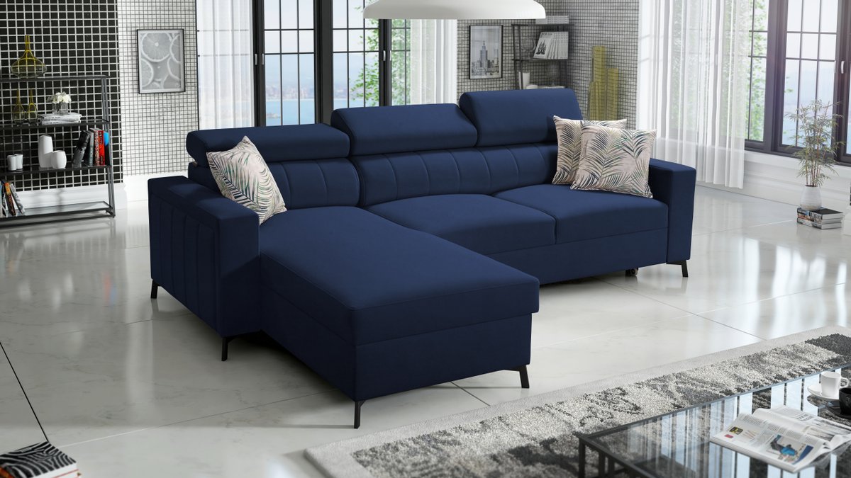 baltin i corner sofa bed mono 241, shown in Mono 234