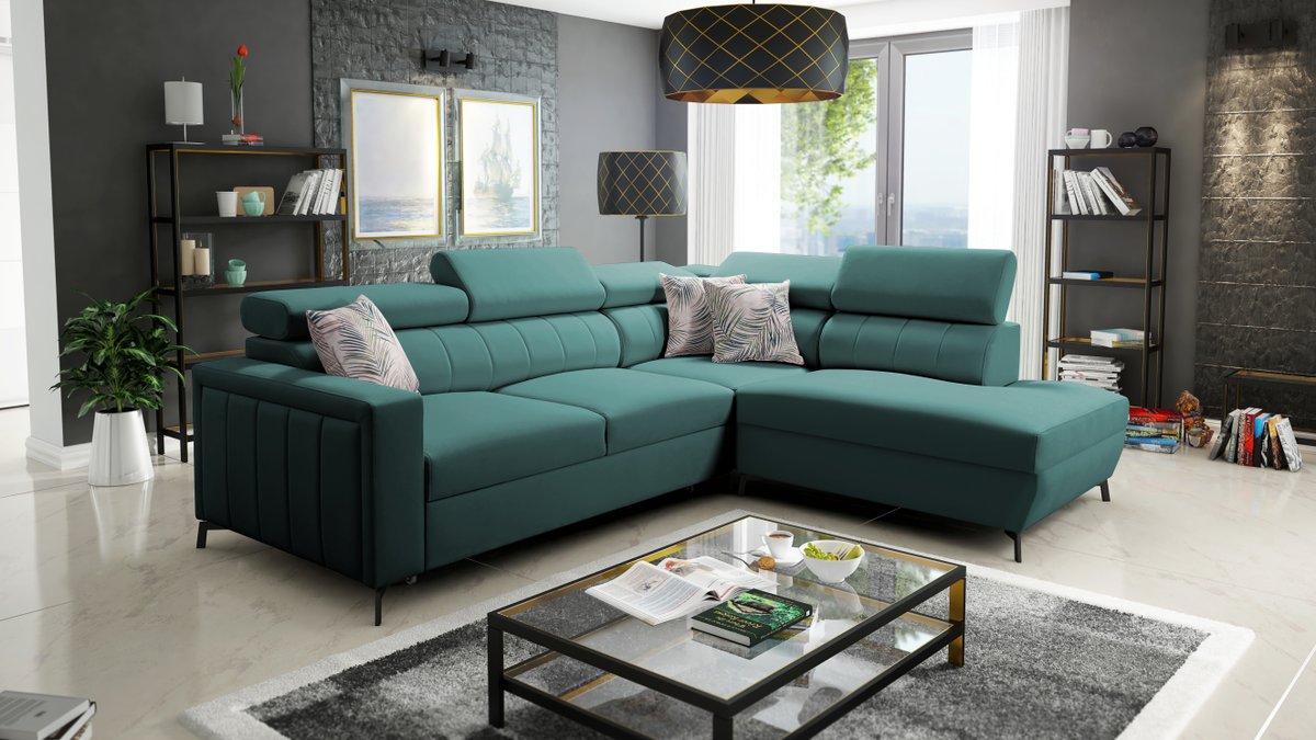 Baltin III Corner Sofa Bed Ireland — Free Delivery — Lava Corners