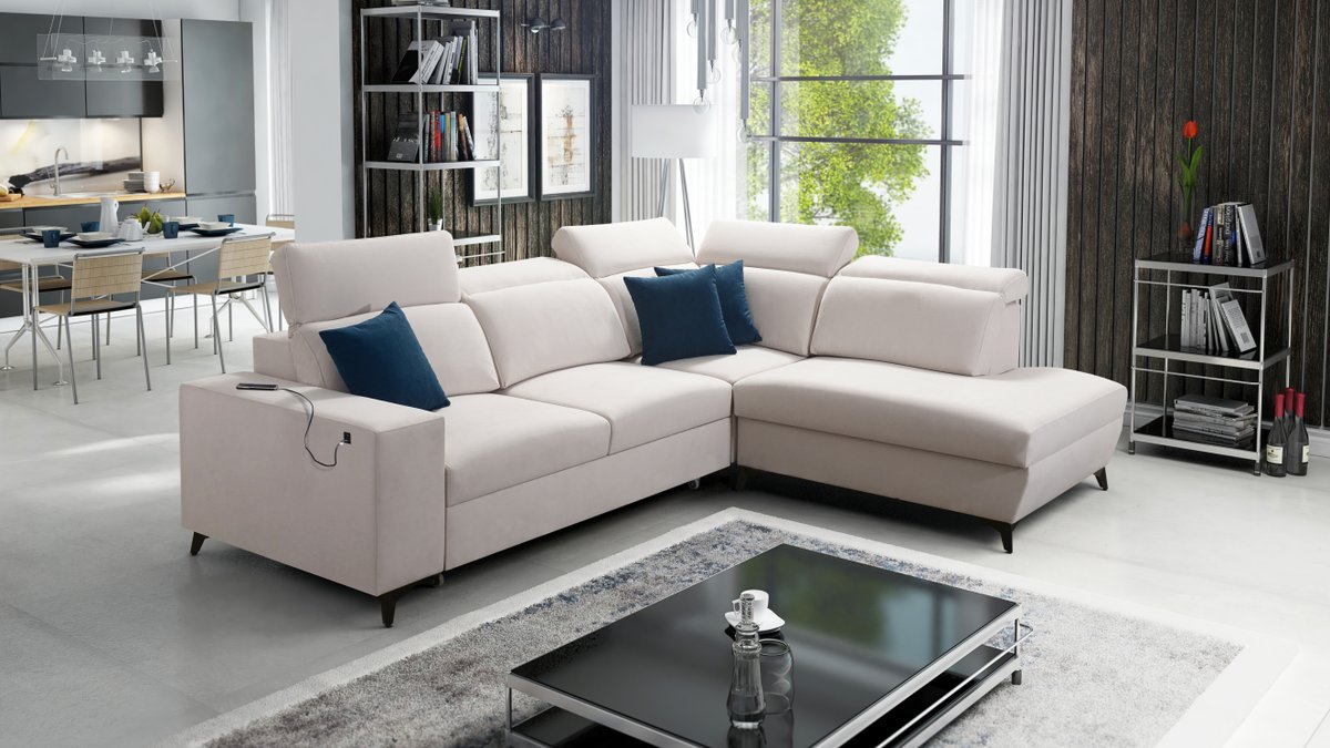 bella vii corner sofa bed