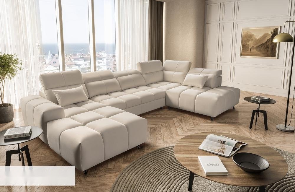 Carlito VI U-Shape Sofa Bed Ireland | Lava Corners, shown in Primo 05