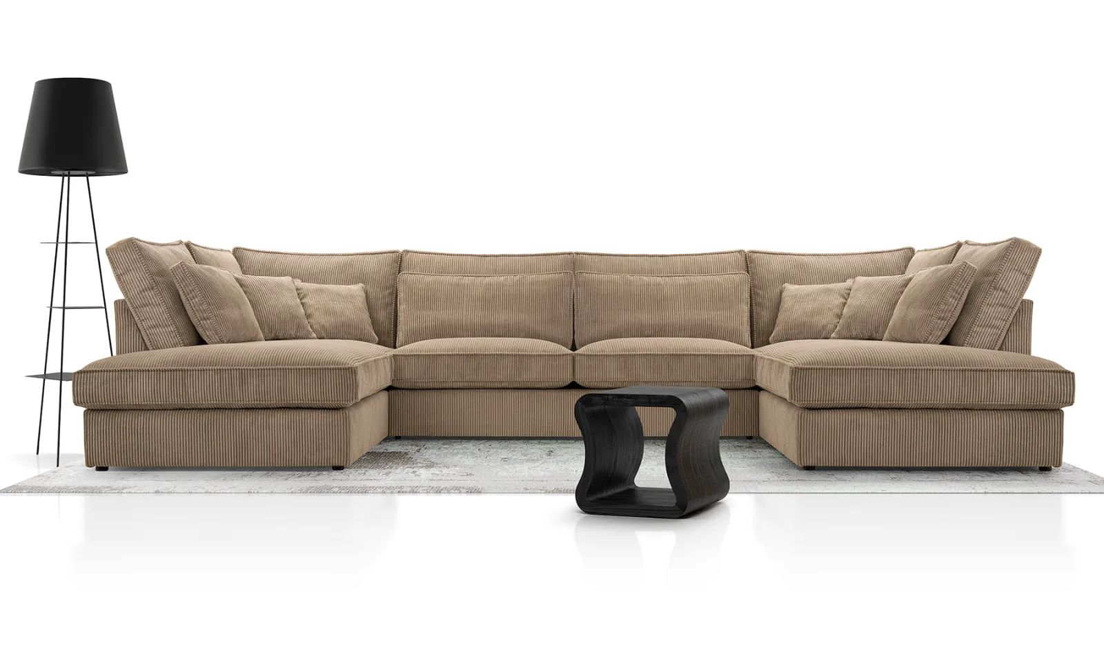 cornelia u shape sofa lincoln 17