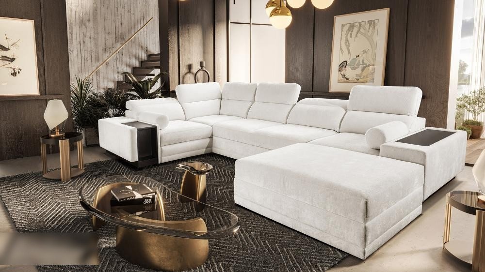 Elza IV U Shape Sofa Bed Ireland | Lava Corners, shown in Primo 05