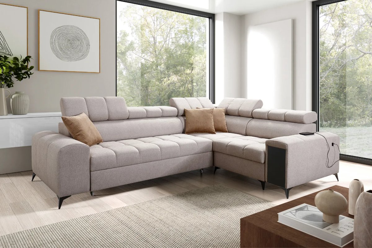 geneva ii corner sofa bed, shown in Primo 05