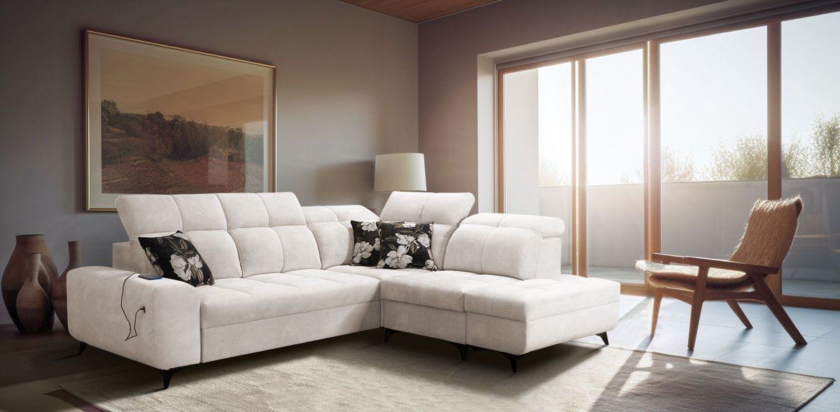 grace vii corner sofa bed wave 1