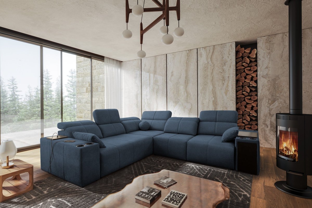 Marvello III Corner Sofa Bed Ireland — Free Delivery — Lava Corners