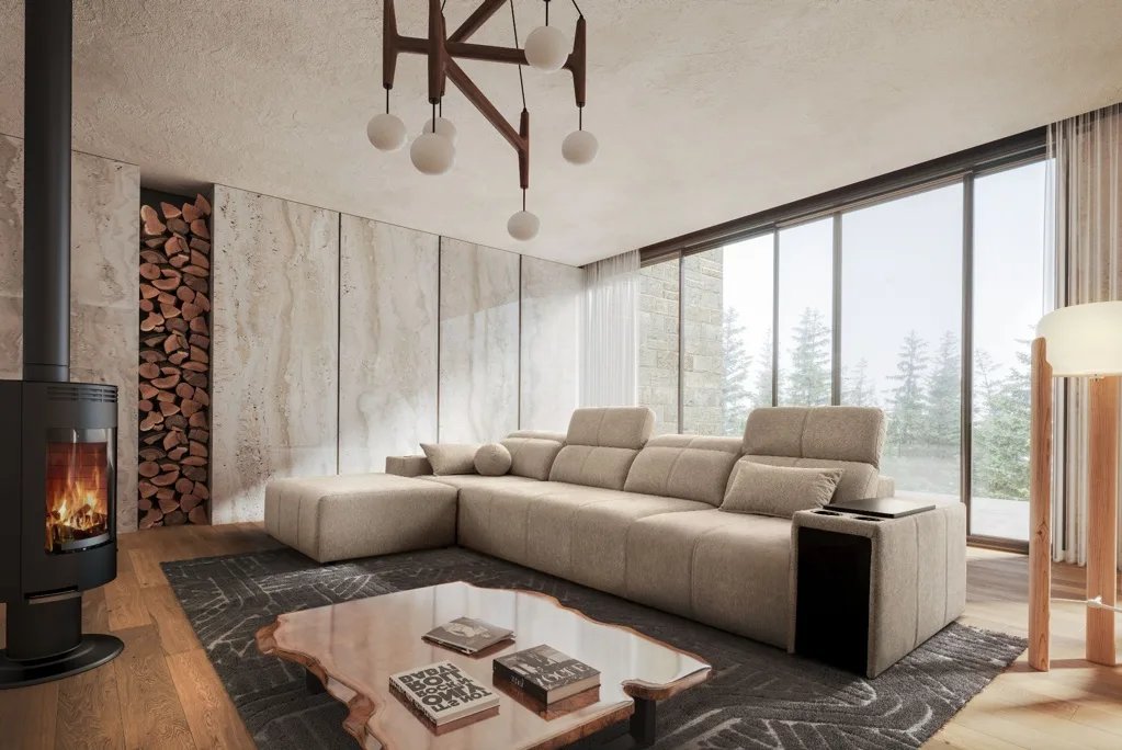 marvello xii corner sofa bed verita 09, shown in Verita 28