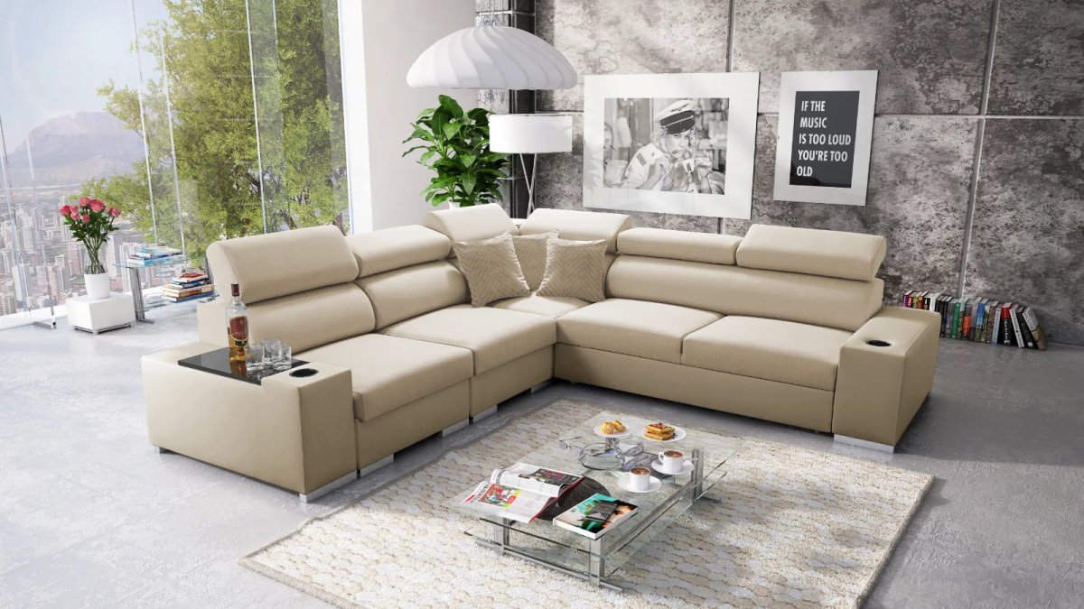 paris iii corner sofa bed