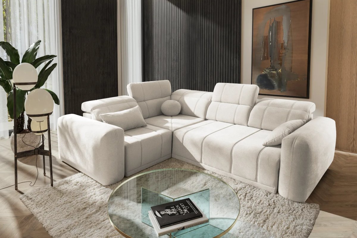 robello ii corner sofa bed wind 02, shown in Wind 28