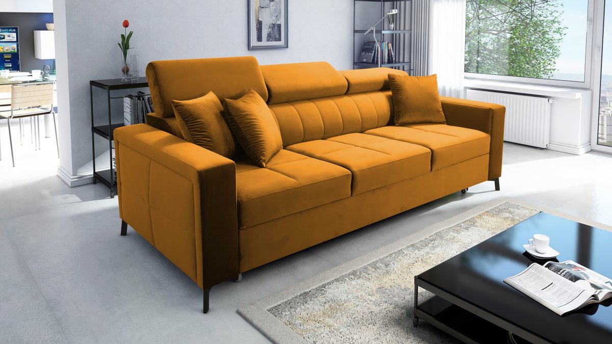 Sido 3 Seater Sofa Bed Ireland — Free Delivery — Lava Corners
