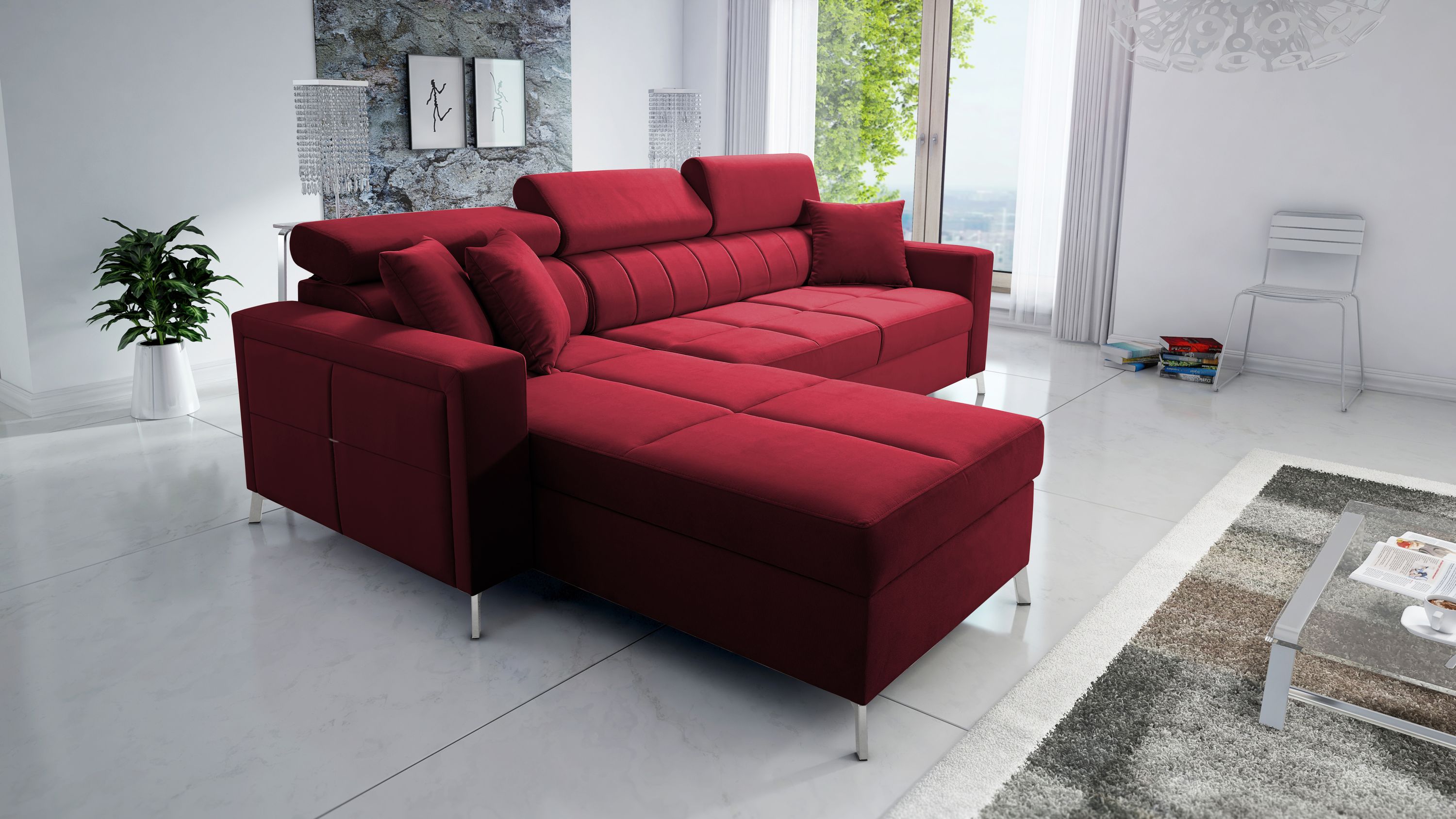 Sido Small Corner Sofa Bed Ireland — Free Delivery — Lava Corners