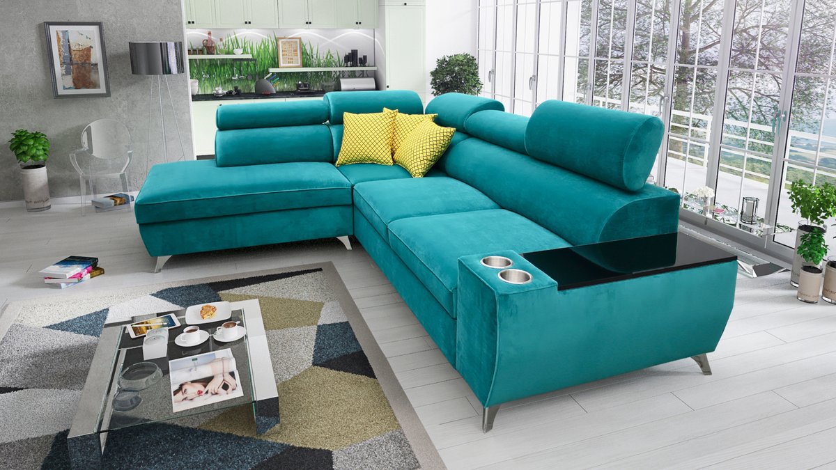 Movado VII Corner Sofa Bed Ireland — Free Delivery — Lava Corners