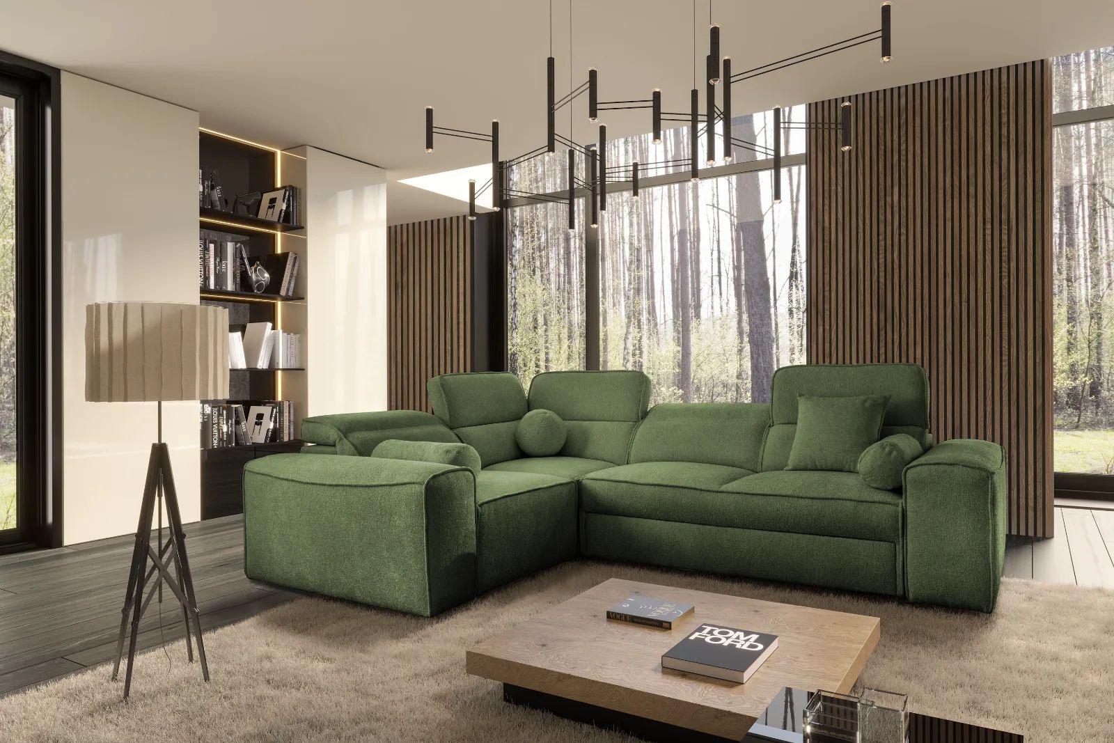 venice ii corner sofa bed toro 95, shown in Toro 95