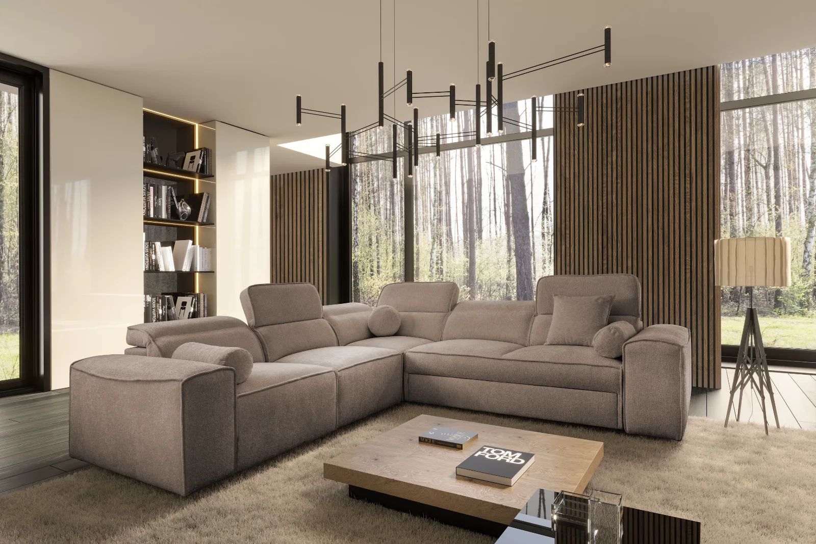 venus iii corner sofa bed toro 50, shown in Toro 95