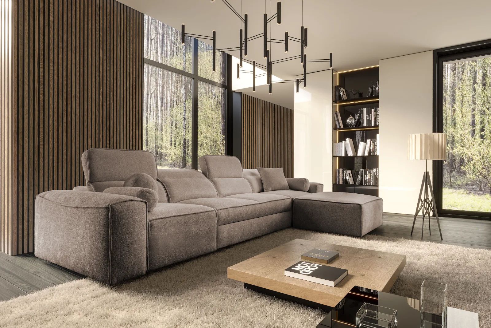 venus xii corner sofa bed toro 50, shown in Toro 95